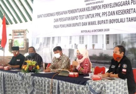 KPU Boyolali Gelar Rapat Koordinasi Pembentukan KPPS