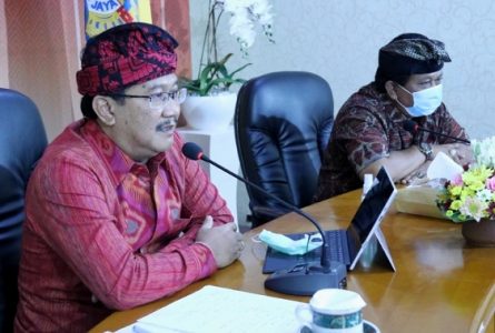 Kadis Kominfos Bali Ikuti Monev KIP Tahapan Pemeringkatan Badan Publik Secara Daring