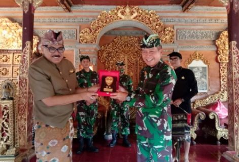 Perkenalkan Diri, Pangdam IX/Udayana Silaturahmi di Tiga Puri Wilayah Gianyar