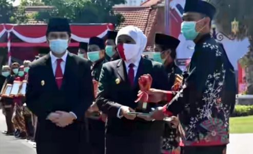 Di Peringatan Hari Sumpah Pemuda 92 Tahun, Gubernur Jatim Sampaikan Pesan pada Millenial