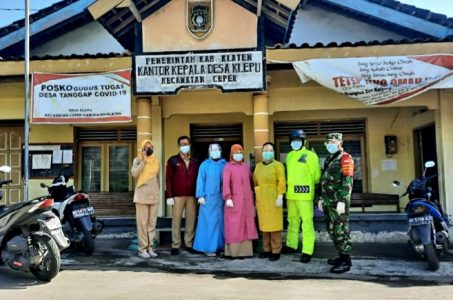 Babinsa Ceper Amankan Tracking Warga, Terkait Kontak Erat Dengan Pasien Covid-19