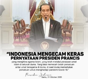 Presiden Jokowi: Indonesia Kecam Keras Pernyataan Presiden Prancis Emmanuel Macron