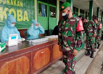 Kodim 1617/Jembrana Gelar Sosialisasi P4GN dan Tes Urine
