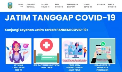 Laman infocovid19.jatimprov.go.id Masih Jadi Rujukan Masyarakat untuk Mengetahui Informasi