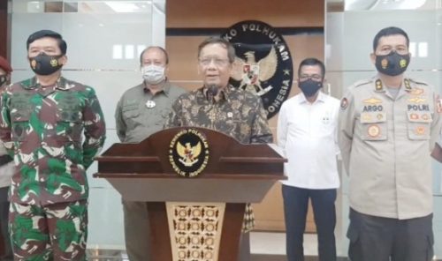 Menkopolhukam Sampaikan Pernyataan Pemerintah Terkait Perkembangan Situasi Pasca Aksi Pembunuhan di Sigi, Sulteng