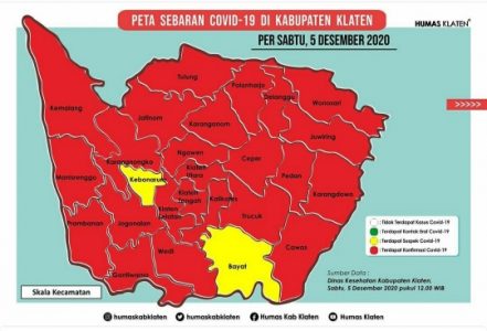 Klaten Hari Ini: 38 Pasien Dinyatakan Sembuh dan 28 Orang Terkonfirmasi Covid-19