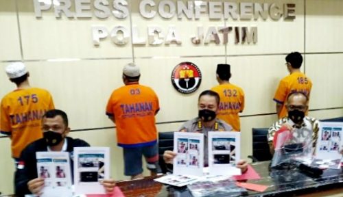 Tim Siber Ditreskrimsus Polda Jatim Tahan 4 Pelaku Penyebar Video Ujaran Kebencian Mahfud MD