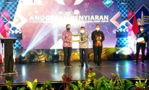Di Penghujung Tahun 2020, Banyuwangi Raih Penghargaan Pemerintah Kabupaten Peduli Penyiaran di Banyuwangi