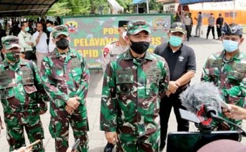 Libur NATARU, Pangdam IX/Udayana: Rapid Test Antigen Gratis bagi Warga atau Sopir Angkutan Logistik