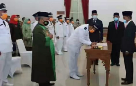 Sebanyak 11 Kades Terpilih Resmi Dilantik Wabup Boyolali