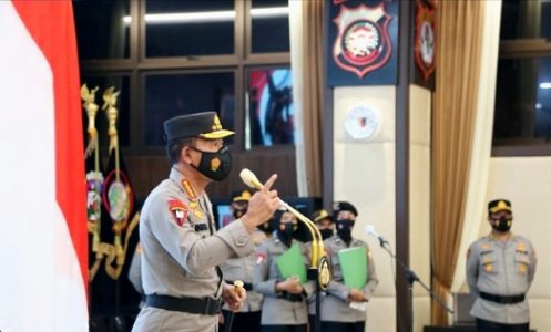Kapolri Jenderal Idham Azis Pimpin Korps Raport 46 Pati Polri