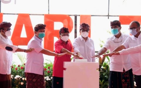 Menhub RI dan Gubernur Bali Lakukan Peletakan Batu Pertama Pembangunan Pelabuhan Sanur dan Bias Munjul
