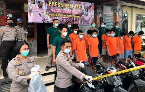 Selama Tahun 2020, Polsek Mengwi Berhasil Ungkap 33 Kasus dan 28 Diantaranya Kasus Pidana