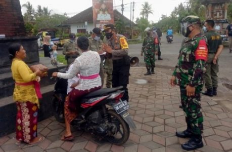Masih Berstatus Zona Merah, Satgas Penegakkan Prokes Jembrana Intensif Operasi Yustisi