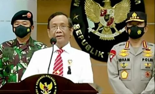 Pemerintah Secara Resmi Larang Kegiatan dan Gunakan Simbol/Atribut serta Penghentian FPI