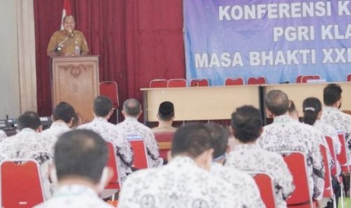 Pjs Bupati Klaten Konferensi PGRI ke-22, Pembelajaran Daring Dituntut lebih Efektif
