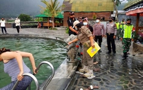Libur Tahun Baru, Satgas Enforce Kodim 1626/Bangli Sidak Tempat Wisata