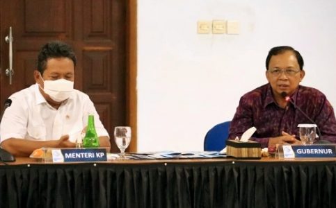 Menteri Kelautan dan Perikanan RI Siap Dukung Gubernur Koster Kembangkan Potensi Laut Bali