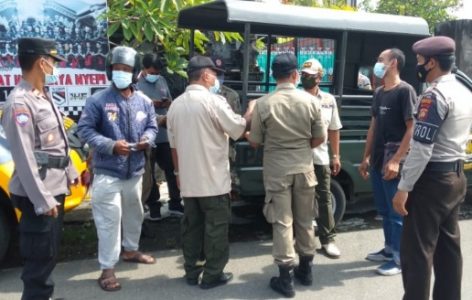 Putus Rantai Penyebaran Covid–19, Polres Jembrana Gencar Laksanakan Operasi Peneggakkan Prokes