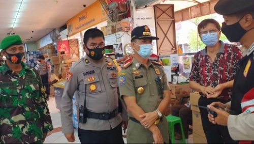 Polres Klaten Beserta Instansi Terkait Laksanakan Giat PPKM dan Operasi Yustisi Prokes Covid-19