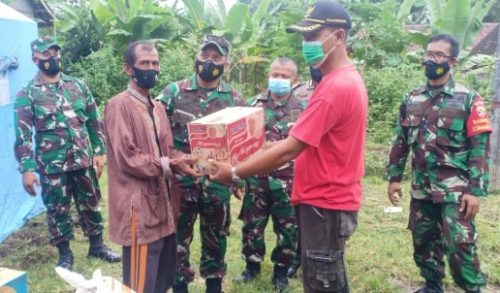 Wujud Rasa Kepedulian TNI, Dandim 1617/Jembrana Sambangi Warga Terdampak Bencana