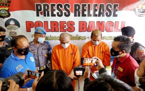 Satres Narkoba Polres Bangli Amankan Dua Pemuda Asal Klungkung