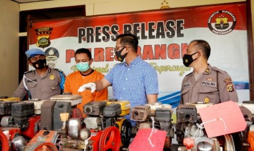 Pelaku Pencurian dengan Pemberatan di 17 TKP Berhasil di Bekuk Sat Reskrim Polres Bangli