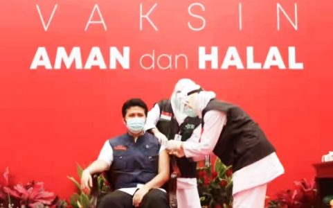 Wagub Jatim Menerima Dosis Kedua Vaksin Covid-19