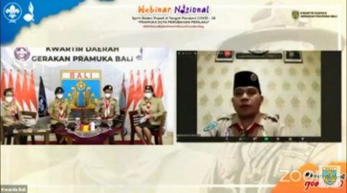 Peringati Hari Baden Powell ke-164, Kwarda Pramuka Bali Gelar Web Seminar Nasional
