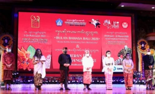 Buka Bulan Bahasa Bali 2021, Gubernur Koster Sebut Komitmen Pelestarian Bahasa dan Budaya Harus Tetap Terjaga
