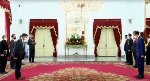 Presiden Jokowi Terima Surat Kepercayaan Tujuh Duta Besar LBBP dari Negara Sahabat