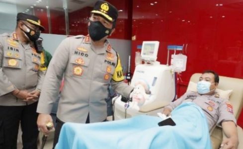 Aksi Kemanusiaan, Sebanyak 657 Anggota Polda Jatim Ikuti Screening Donor Plasma Konvalesen