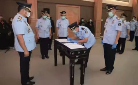 Kakanwil Kemenkumham Jatim Lantik 50 Pejabat Administrasi di Jember