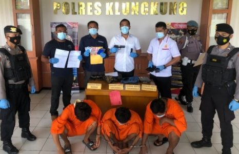 Polres Klungkung Berhasil Ringkus 3 Pelaku Kasus Penipuan Berbasis Online