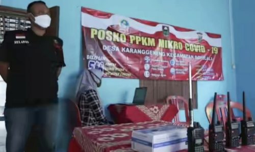 Wakili Jateng Jadi PPKM Mikro Percontohan, Desa Karanggeneng Kebut Posko Desa