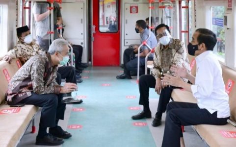 Kunker ke DIY, Presiden Jokowi Resmikan Pengoperasian KRL Lintas Yogyakarta-Solo