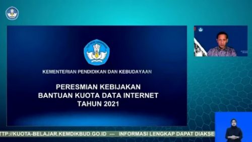 Dapat Tanggapan Positif dari Masyarakat, Kemendikbud Lanjutkan Kebijakan Bantuan Kuota Internet 2021