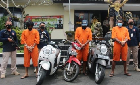 Polsek Ubud Ungkap Kasus Pencurian Sepeda Motor di Jalan Dewi Sita, Ubud