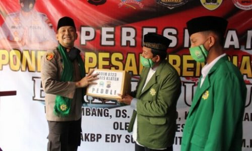 Kapolres Klaten Resmikan Ponpes Bahrul Uluum Sebagai Pondok Pesantren Siaga Candi