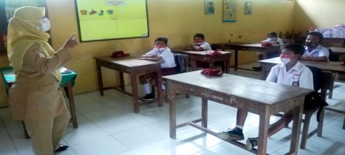 Siswa SDN 2 Pusporenggo di Lereng Gunung Merapi Mulai Masuk Pembelajaran STM