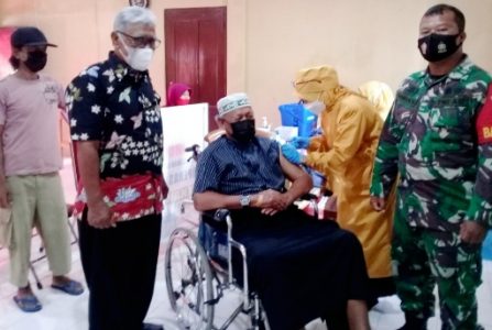 100 Warga Lansia di Desa Kedungan, Pedan Mendapatkan Vaksin Covid-19