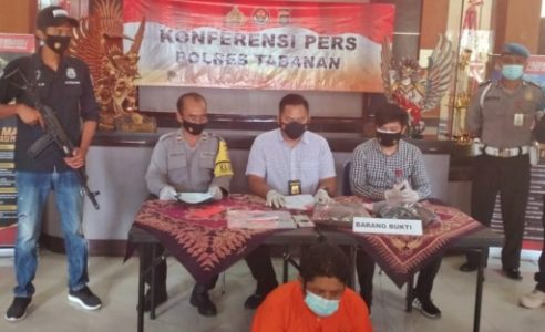 Salah Paham, Pelaku Penganiayaan Berat Diringkus Polres Tabanan