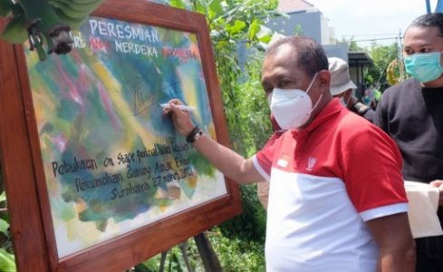 Wakil Walikota Surabaya Resmikan Sanggar Anak Merdeka Indonesia (SAMIN)