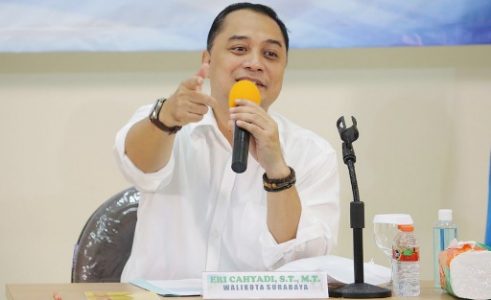 Diskusi Bersama PWI Jatim, Walikota Surabaya Paparkan Visi-Misi Pembangunan Surabaya 5 Tahun ke Depan