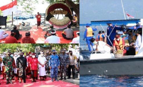 Pemprov Bali Beri Penghormatan Terakhir Kepada 53 Prajurit TNI AL KRI Nanggala 402