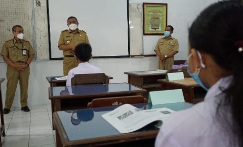 SMPN 1 Boyolali Mulai Uji Coba PTM dengan Tetap Terapkan Prokes