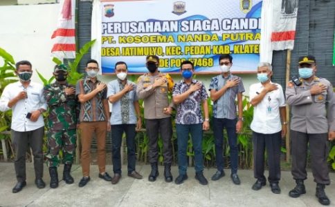 Kapolres Klaten Resmikan PT. KNP Pedan sebagai Perusahaan Siaga Candi