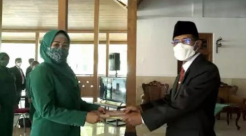 Lantik Pengurus TP PKK, Bupati Boyolali Harap Segera Laksanakan Tugas