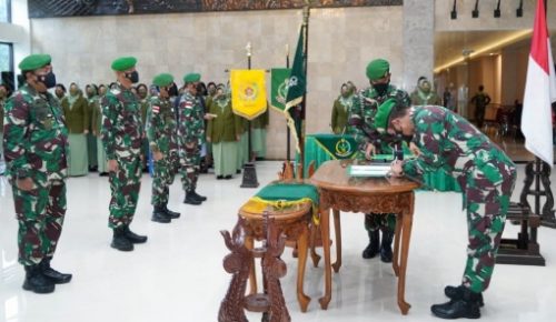 Pangdam IX/Udayana Pimpin Sertijab Tiga Pejabat Perwira Tinggi