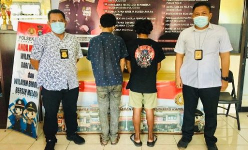 Curi Vamous Vape, Polisi Ringkus Dua Pemuda Asal Badung